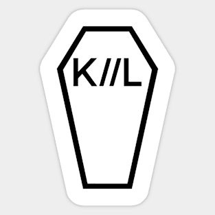 Black Chest Kill Sticker